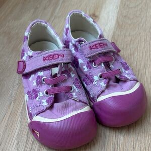 Keen Kids Purple Floral Shoes size 7